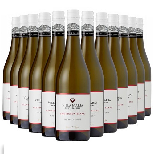 Case of 12 Villa Maria Private Bin Sauvignon Blanc 75cl White Wine